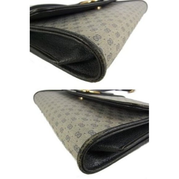 Gucci Navy Two Way Micro Guccissima Horsebit Canvas and Leather Small G Logo - Picture 6 of 10
